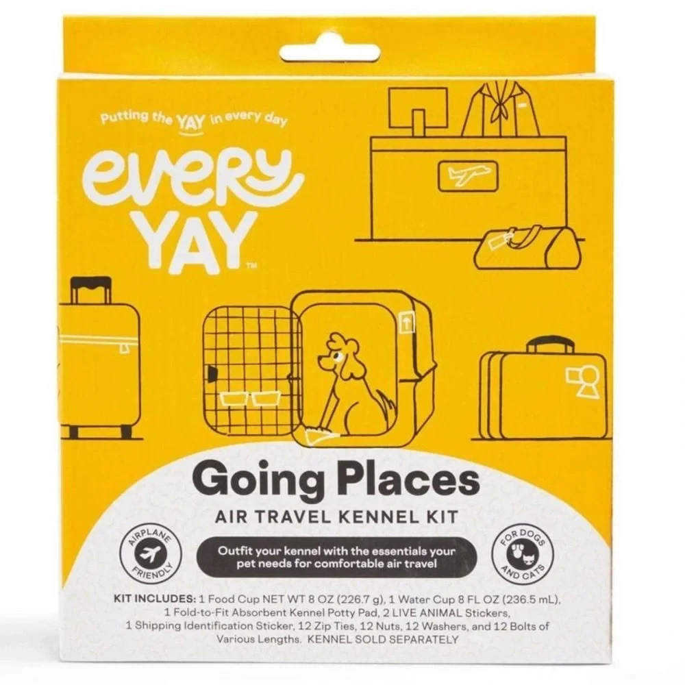 NIP Every yay airline kennel travel kit